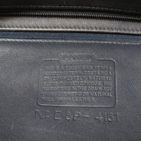 Coach Vintage Soho Zip Hobo 4161 Navy - Picture 11 of 13